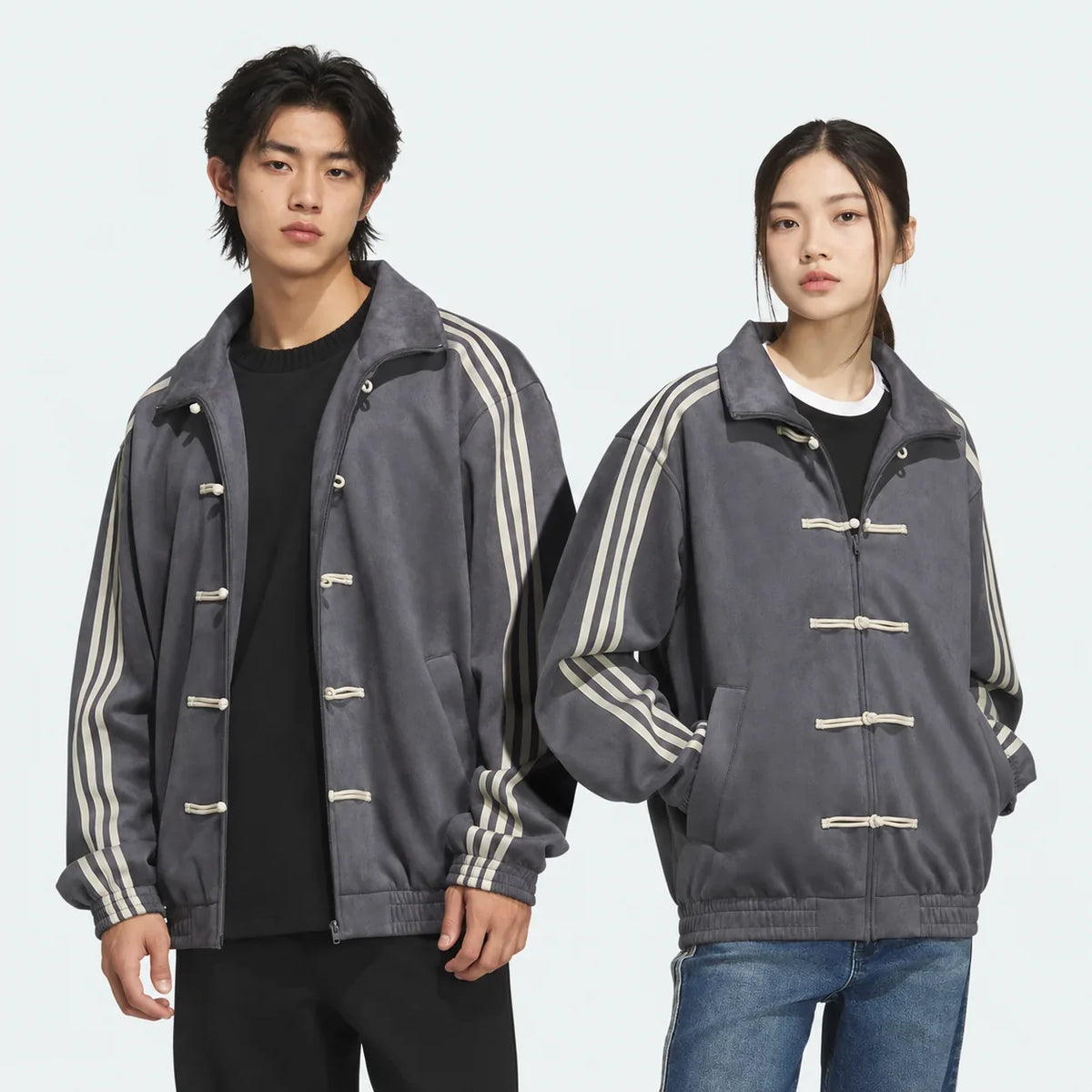 Chinese New Year Jacket Grey Six