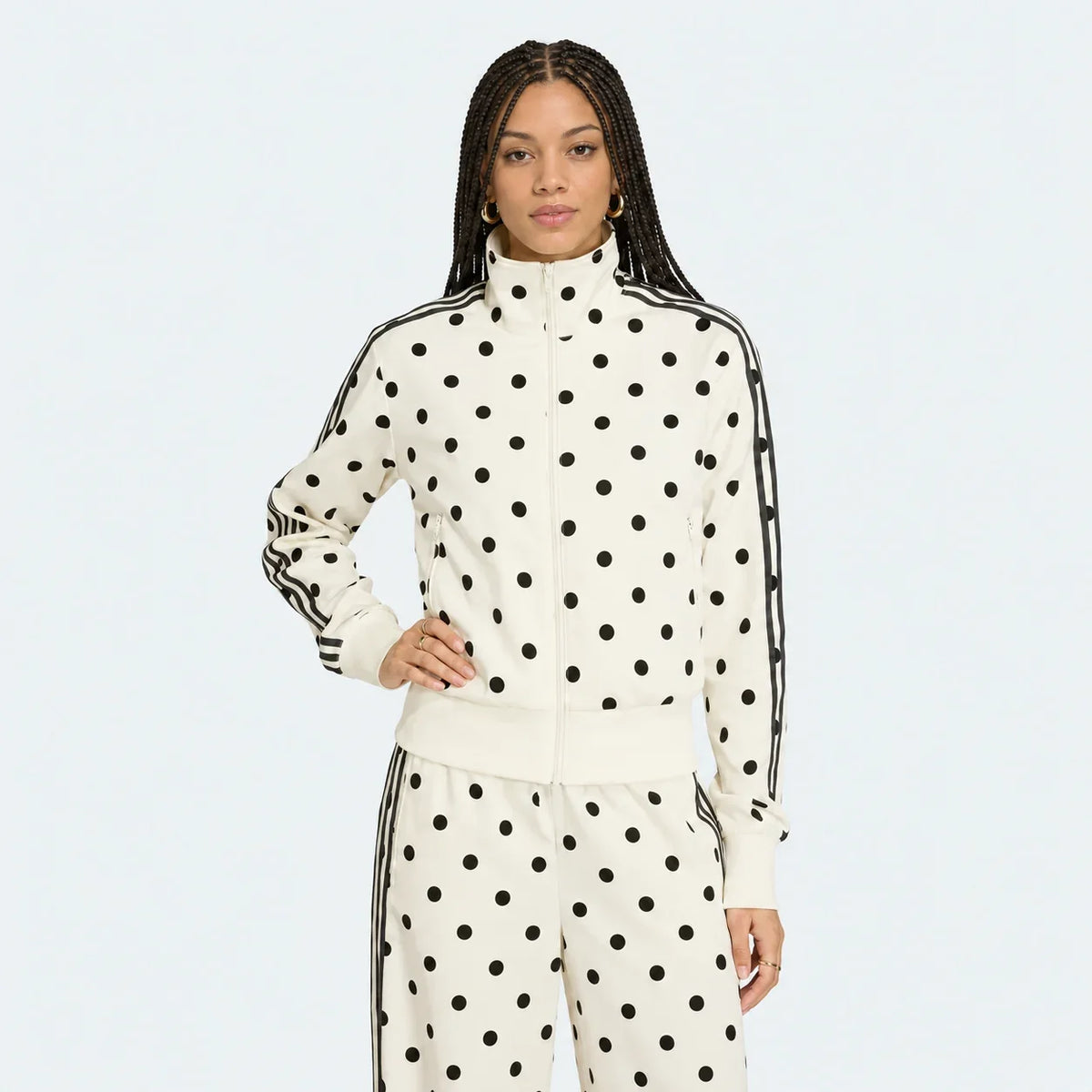 Satin Polka Dots Kit Off White