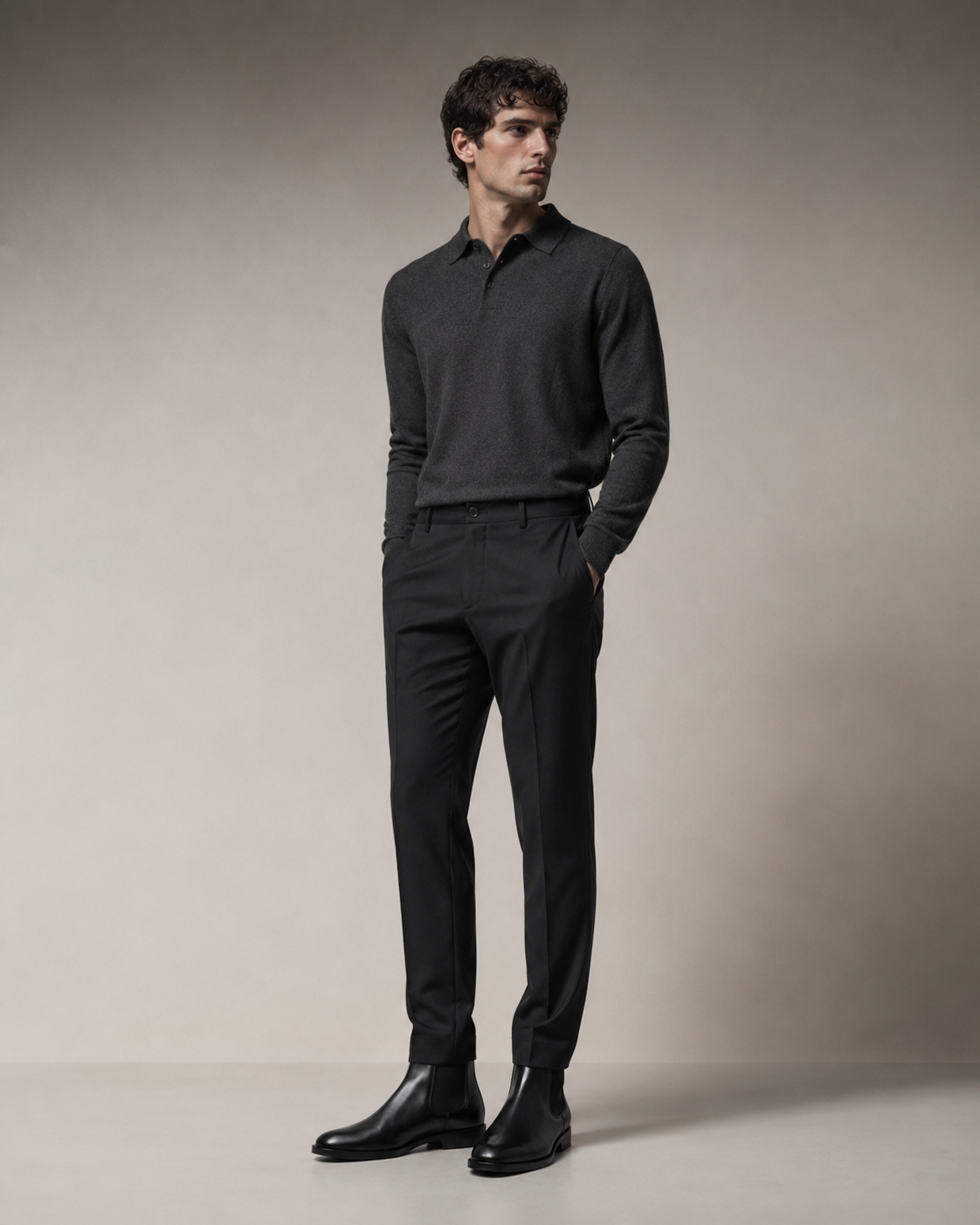 Maison Noir Leather Chelsea Boot — view 5