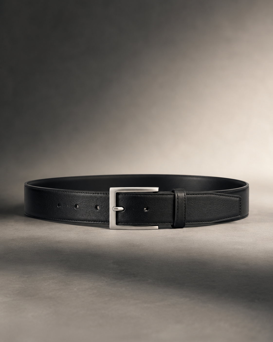 Maison Noir Minimal Leather Belt — view 1